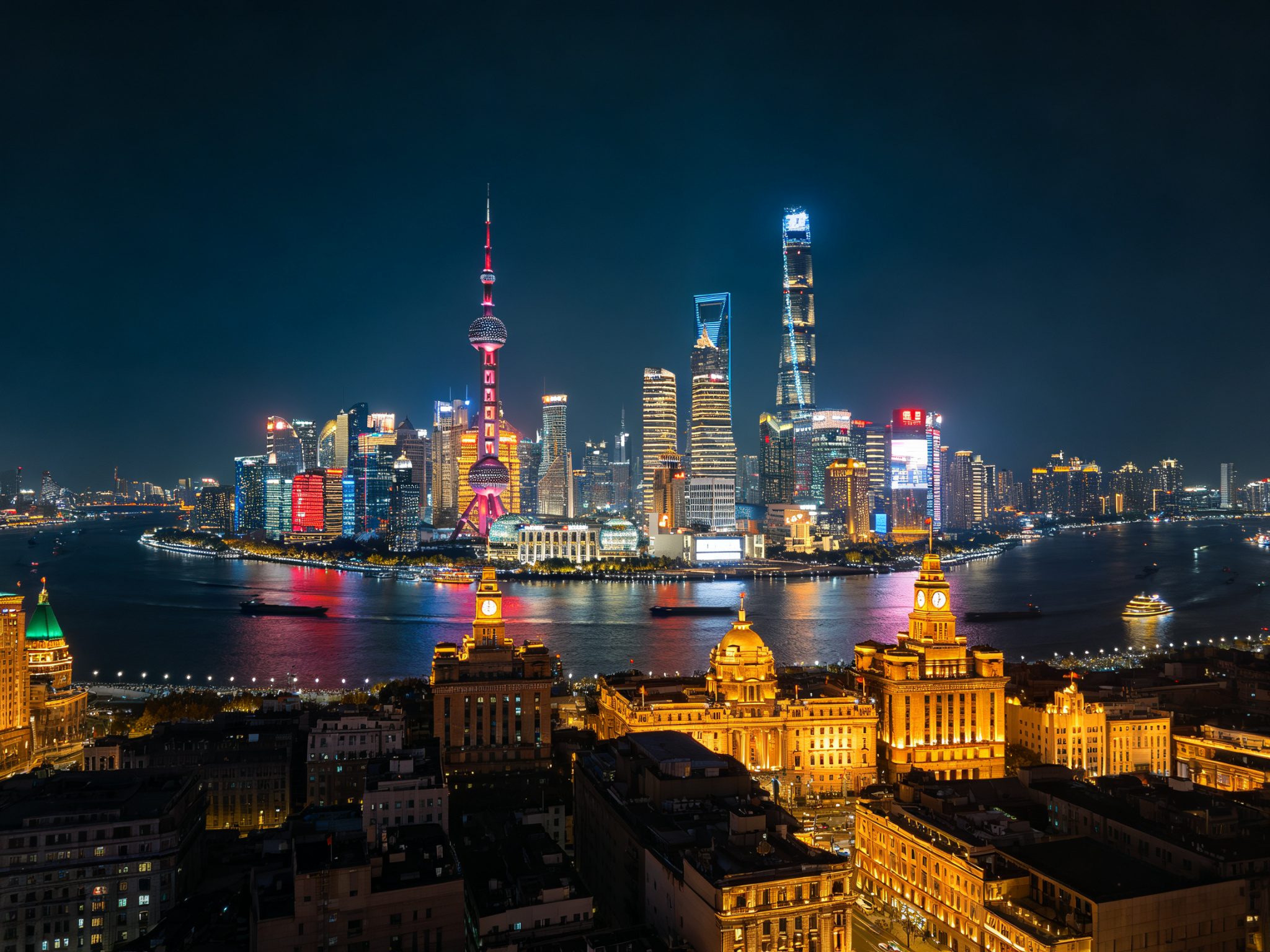 Shanghai Bund Skyline